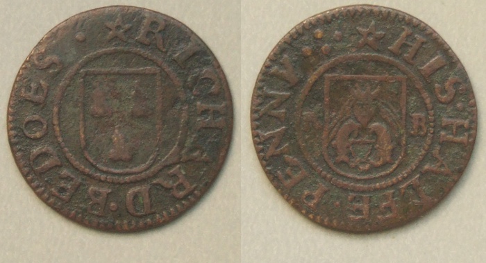 Worcester, Richard Bedoes halfpenny N5738